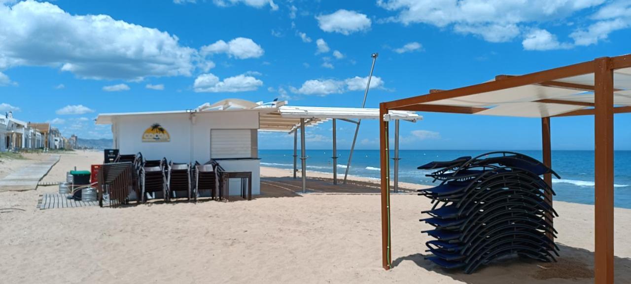 Sunset Room At Front Beach - Habitacion En La Playa Piso Privado Tavernes de Valldigna Esterno foto